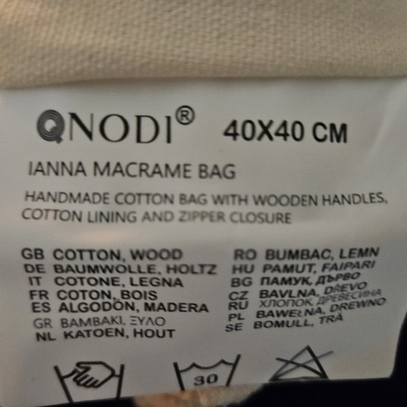 Qnodi Ianna Macrame Bag - Picture 5 of 5